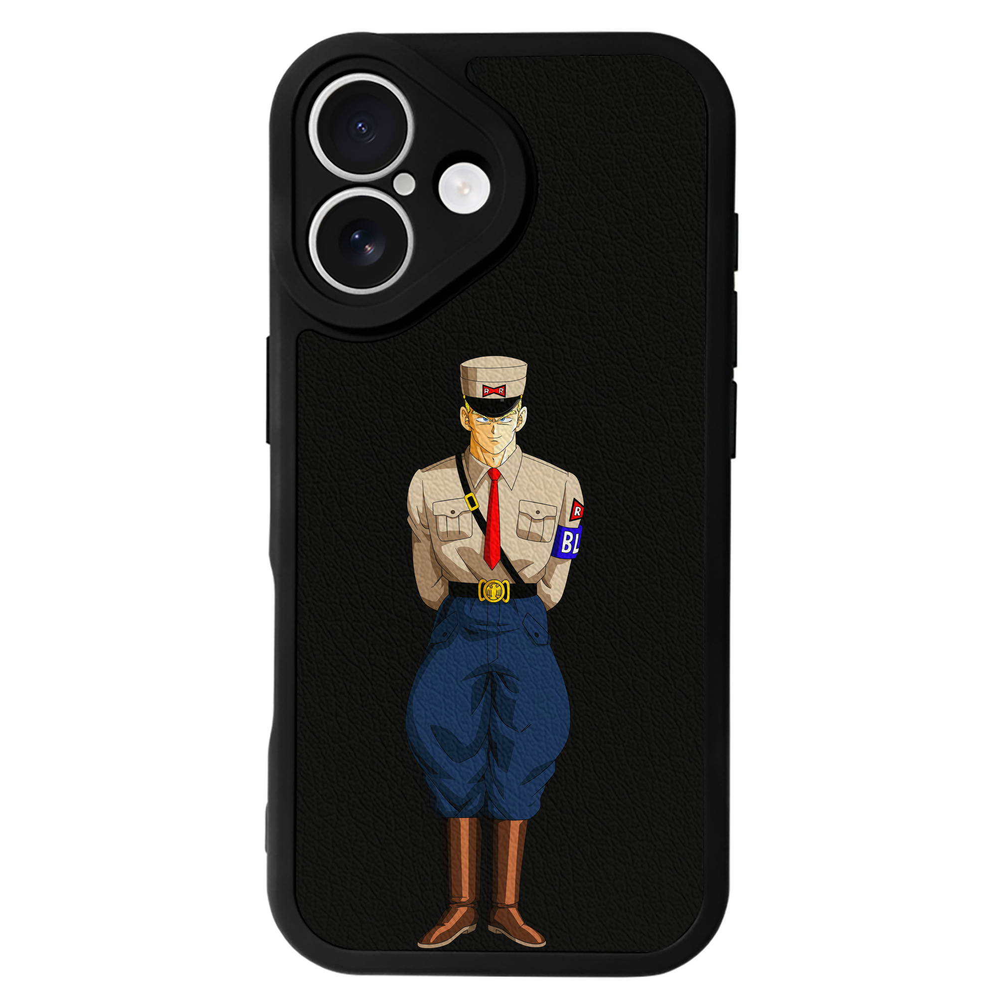 （画像用） ドラゴンボール DRAGON BALL 【iPhone 16シリーズ対応】シリコンスマホケース（レザー調） 材質：シリコン